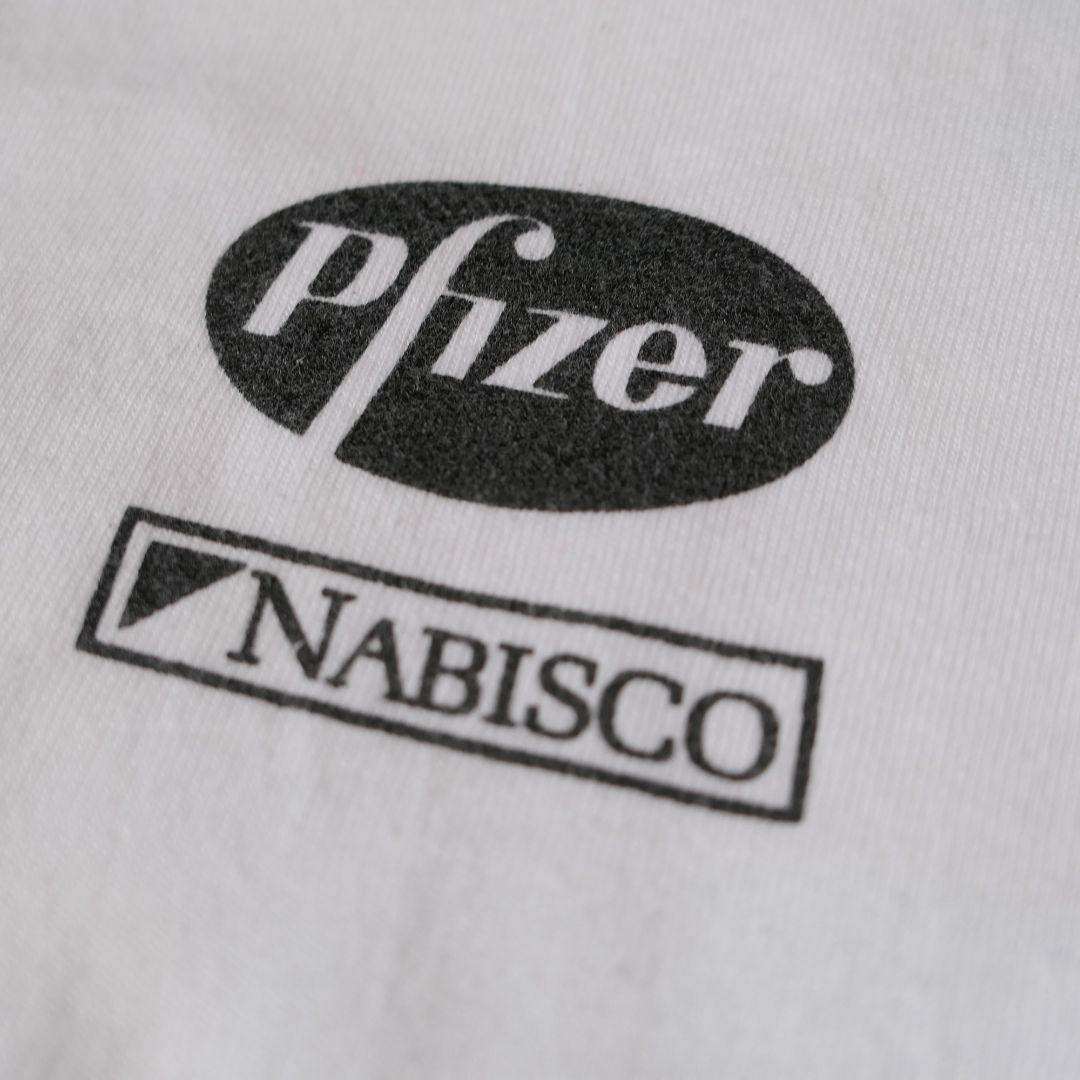 VINTAGE 90-00s L Promotion Tee -Pfizer × NABISCO-