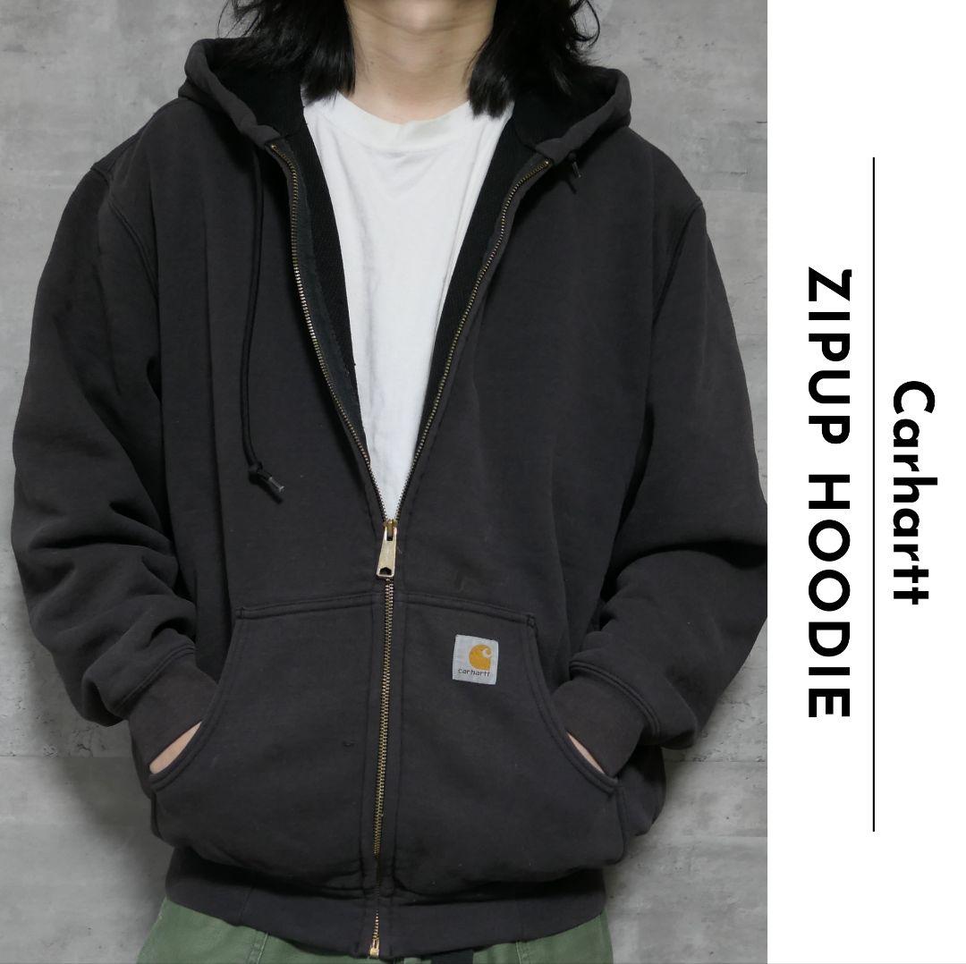 USED M Zipup hoodie -Carhartt-