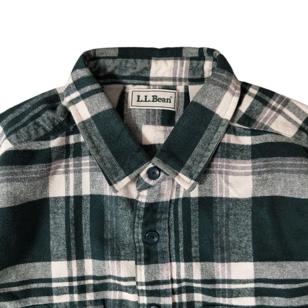 USED XL Check shirt -L.L.Bean-