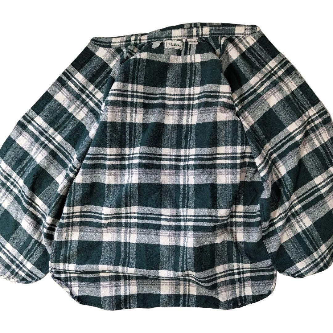USED XL Check shirt -L.L.Bean-