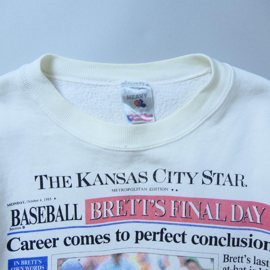 VINTAGE 90s XXL Newspaper Sweat