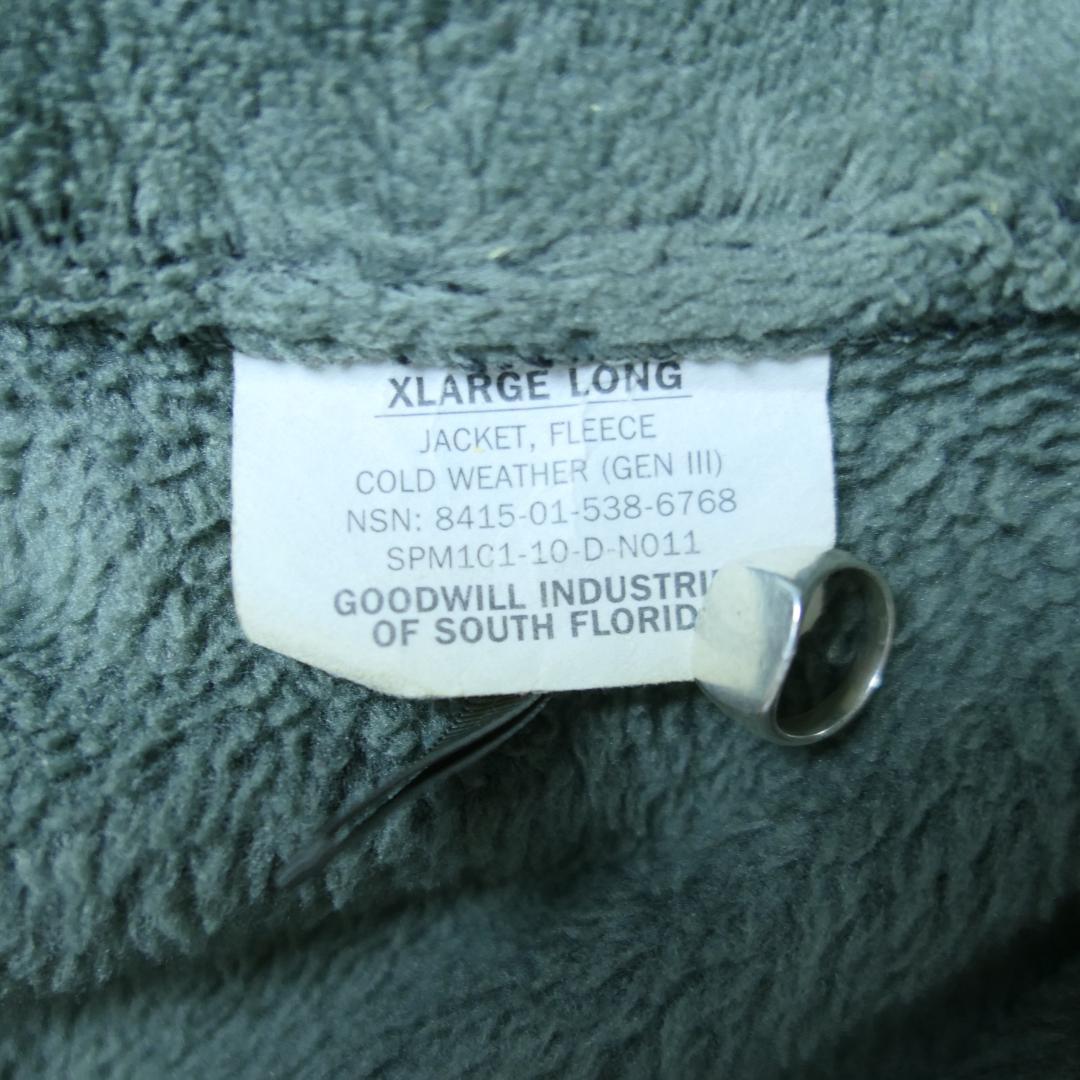 USED XL ECWCS GEN3/LEVEL3 Fleece Jacket -U.S.ARMY-