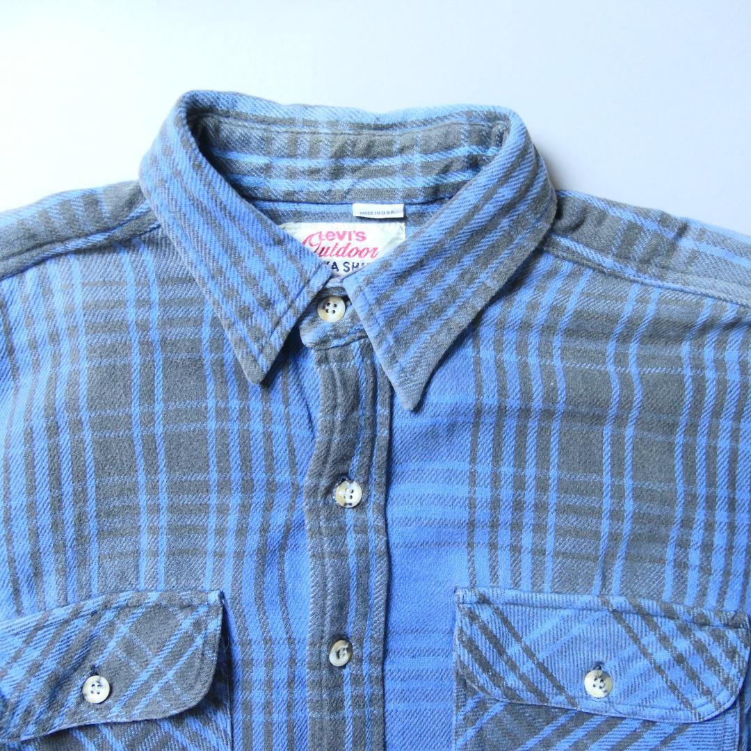 VINTAGE 90s M Heavy Flannel Shirt -Levi's-
