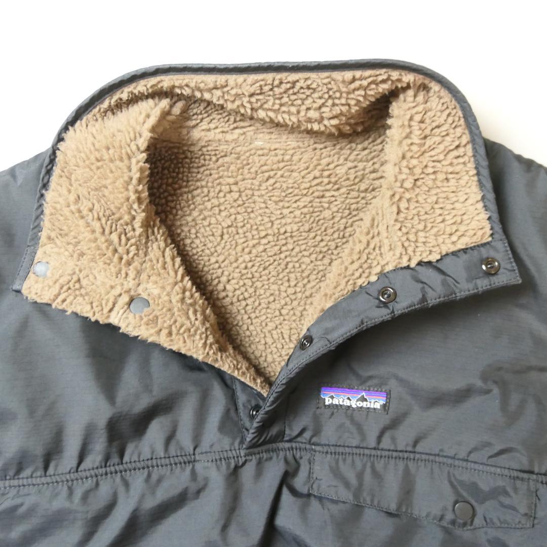 VINTAGE 00s S Halfsnap Nylon/Fleece Reversible Jacket "GLISSADE" -Patagonia-
