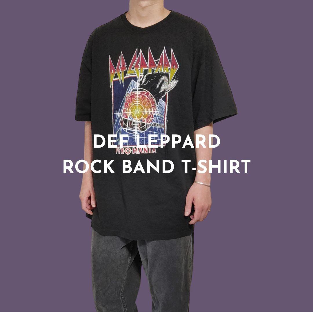 USED XXL Rock band T-shirt -DEF LEPPARD-