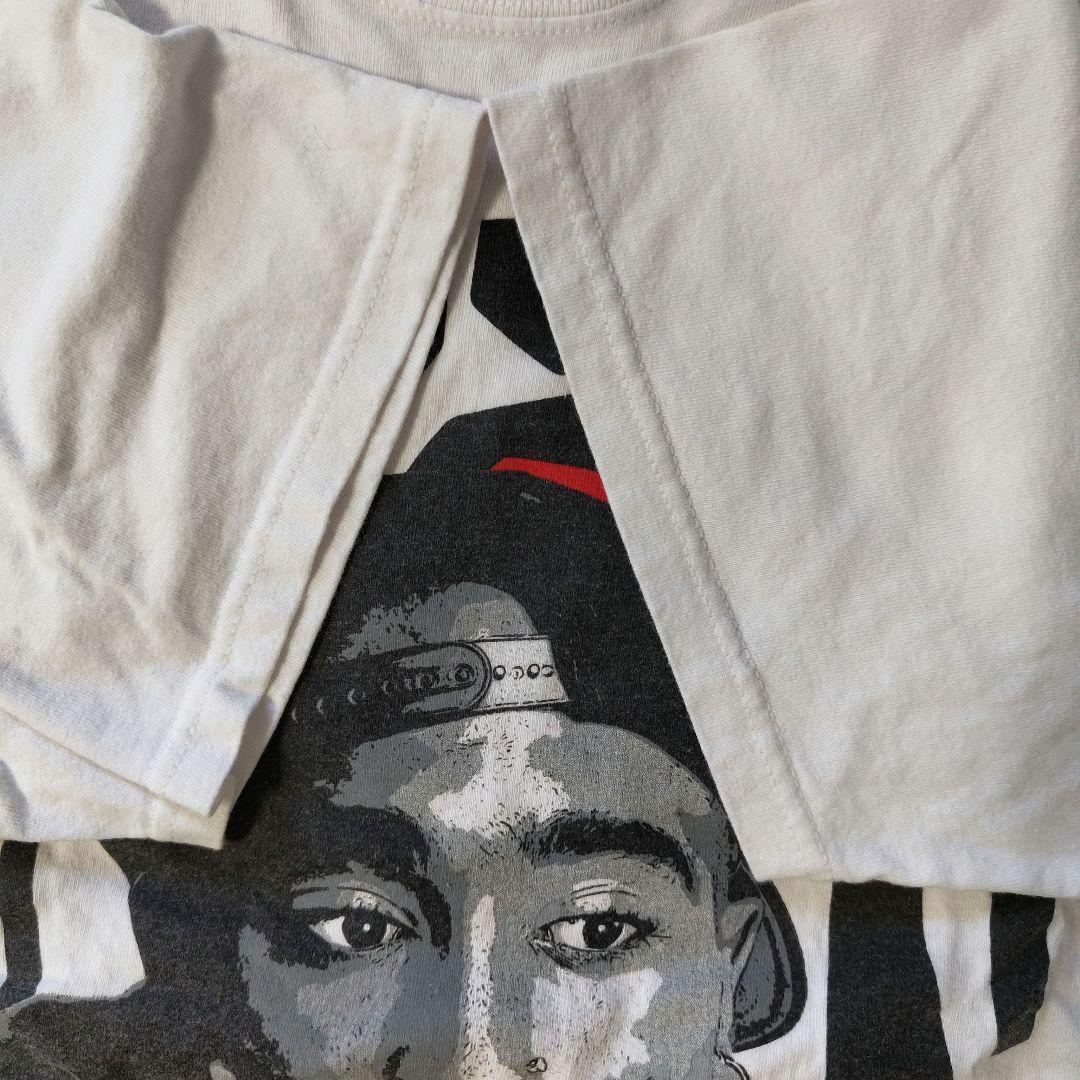 USED XL HIPHOP T-shirt -2PAC-