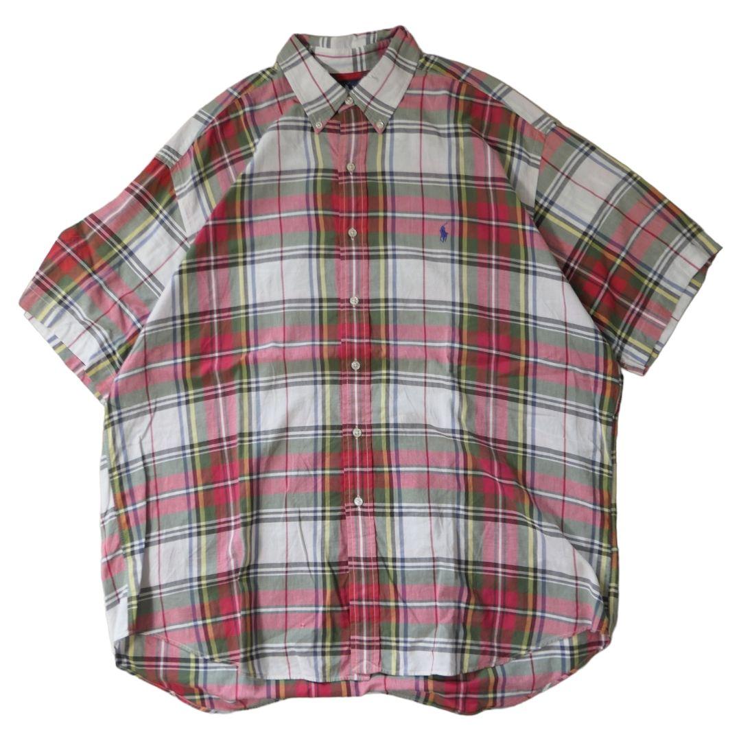VINTAGE 80-90s XL Button down shirt -Ralph Lauren-