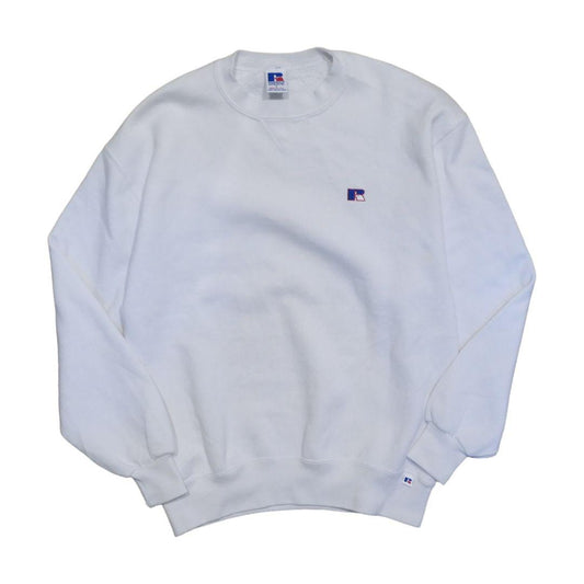VINTAGE 90s L Logo Sweat -Russell Athletic-