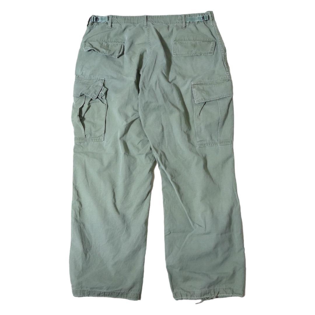 VINTAGE 60s REGULAR-LARGE Jungle fatigue pants -U.S.ARMY-