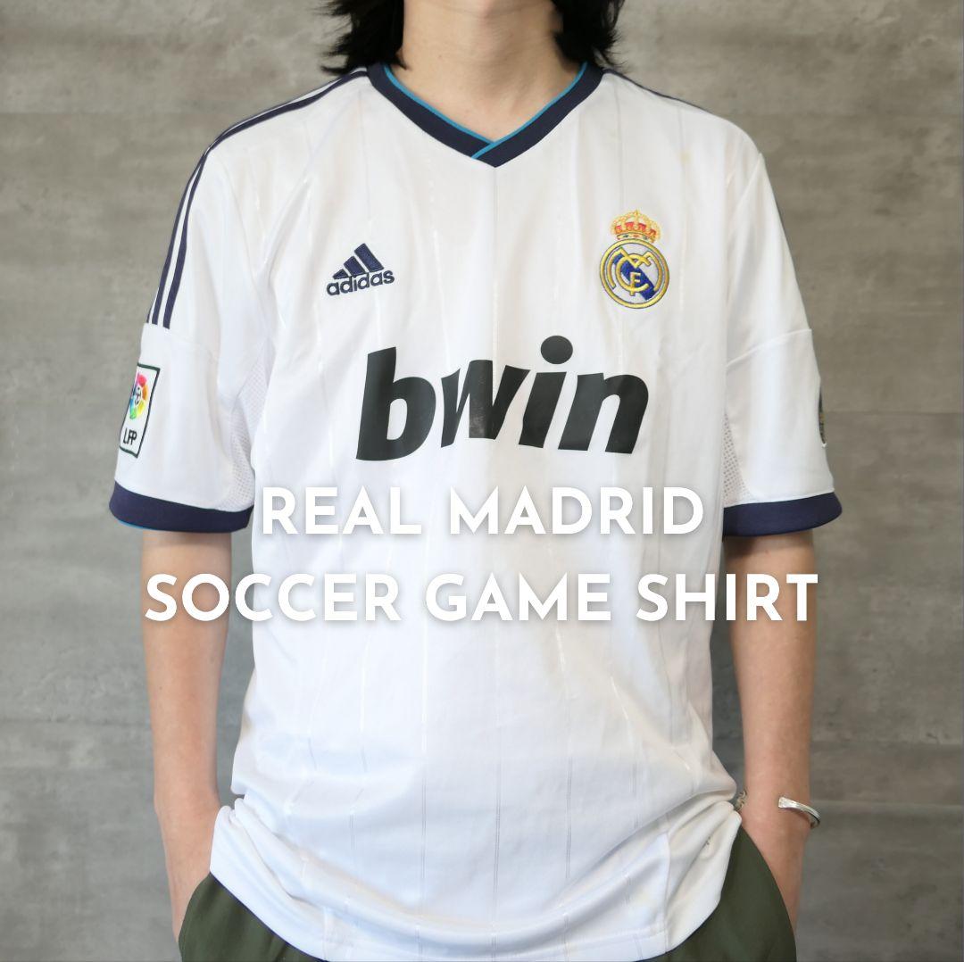 USED L Socer game shirt -REAL MADRID-