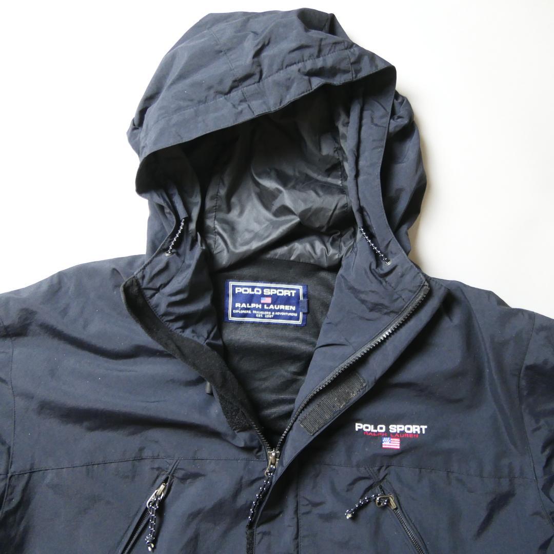 VINTAGE 90s L-XL Nylon Jacket -POLO SPORT-
