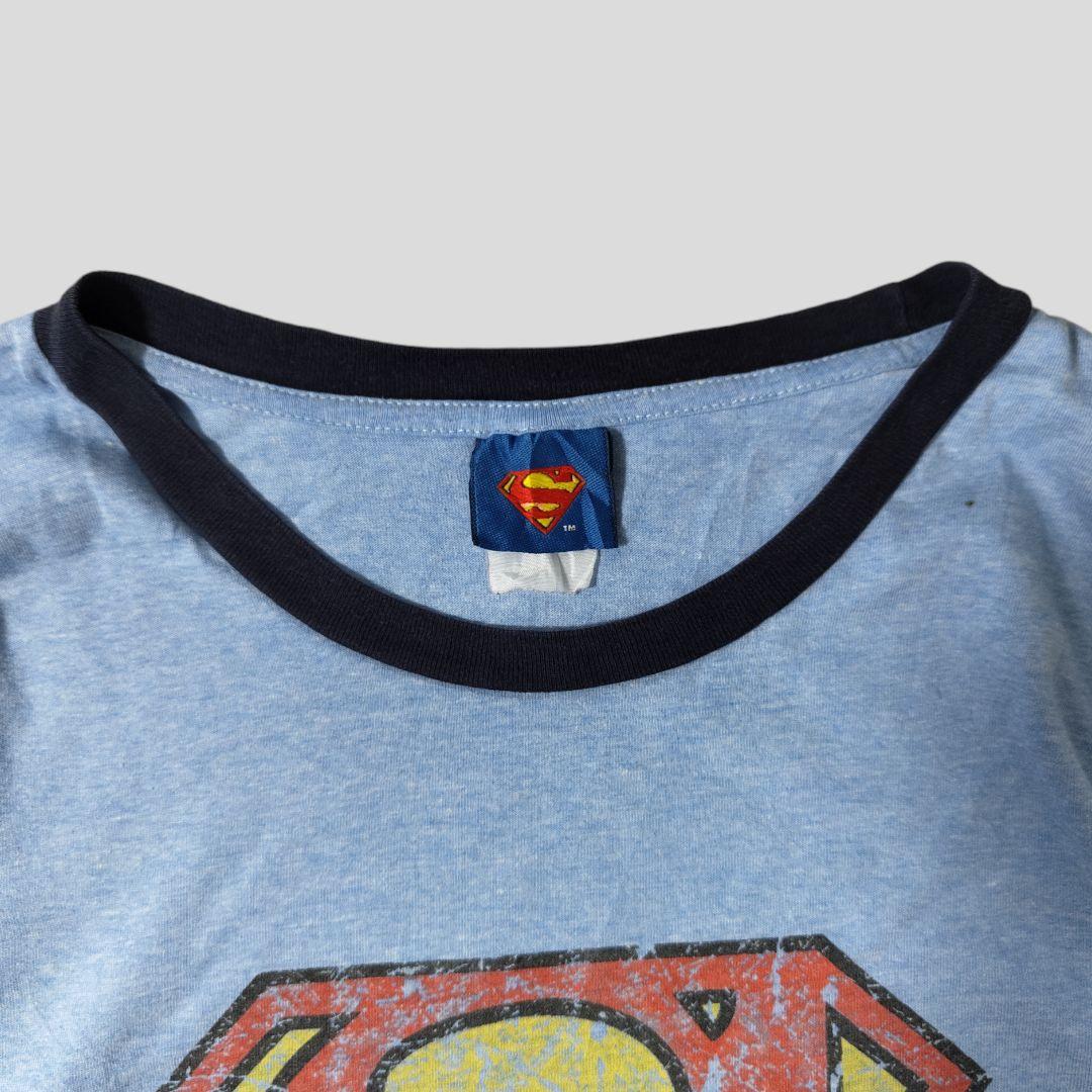 [SUPERMAN] ringer t-shirt / XL