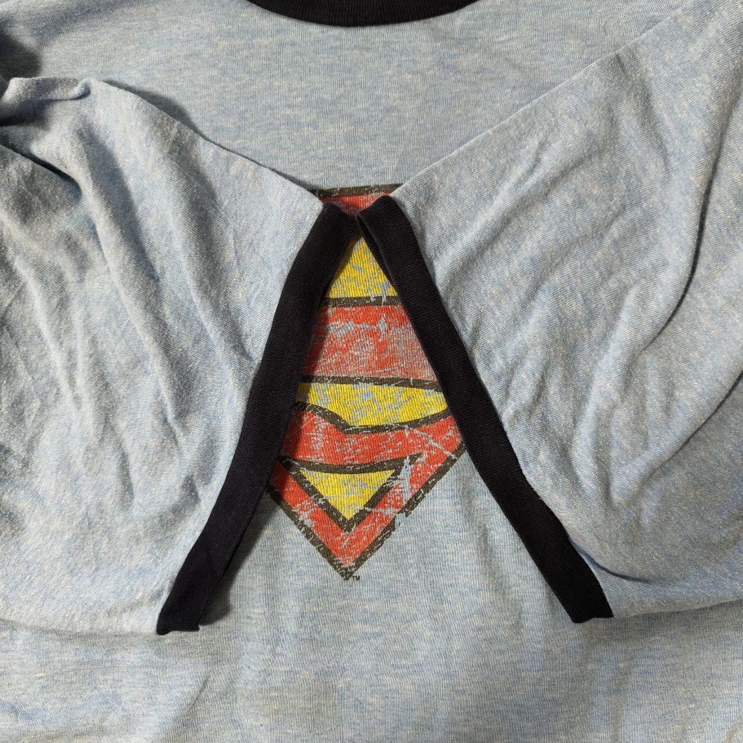 [SUPERMAN] ringer t-shirt / XL