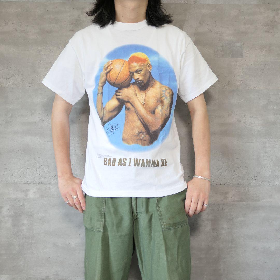 希少 90s USA製 ロッドマン プロモーションTシャツ M