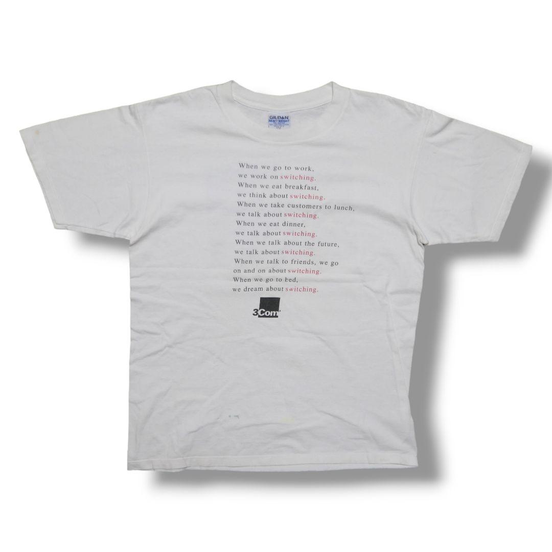 VINTAGE 90s L Promotion Tee -3COM-