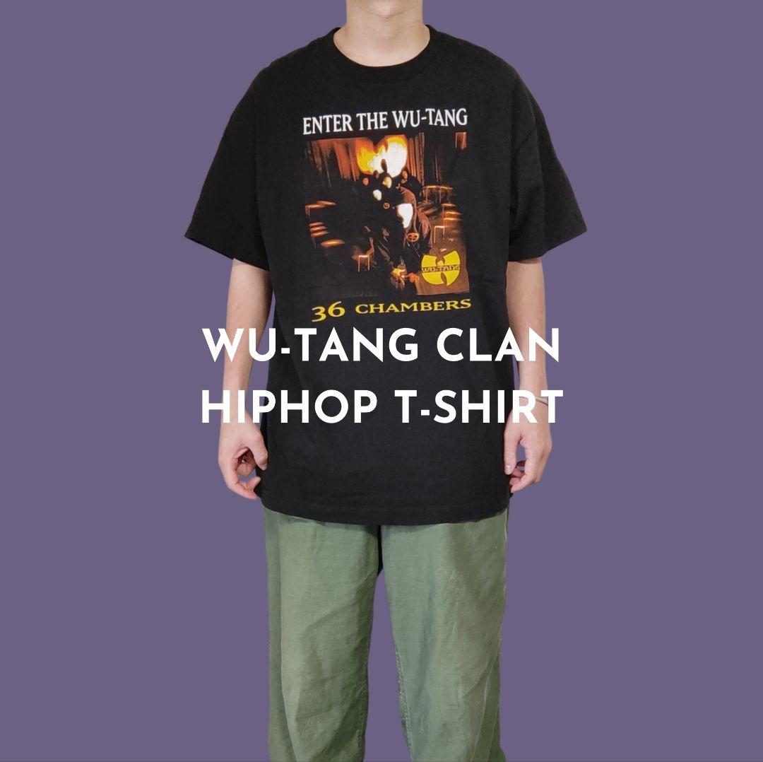 USED XL Hiphop T-shirt -WU-TANG CLAN-
