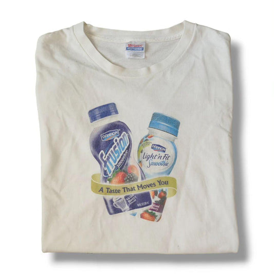 VINTAGE 00s L Promotion Tee -DANNON-