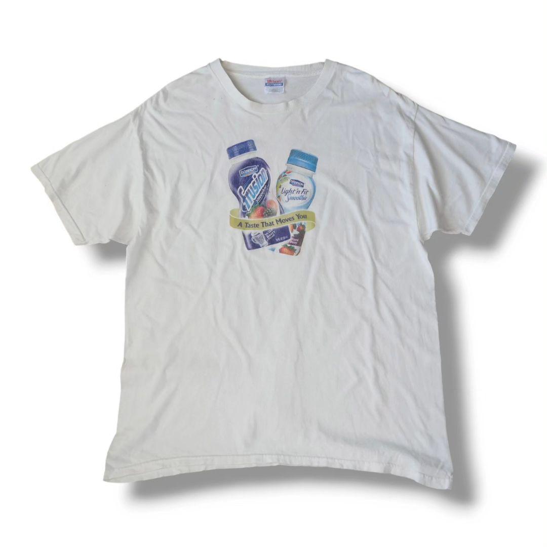 VINTAGE 00s L Promotion Tee -DANNON-