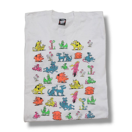 VINTAGE 90s L Erotic Tee -48 Ways-