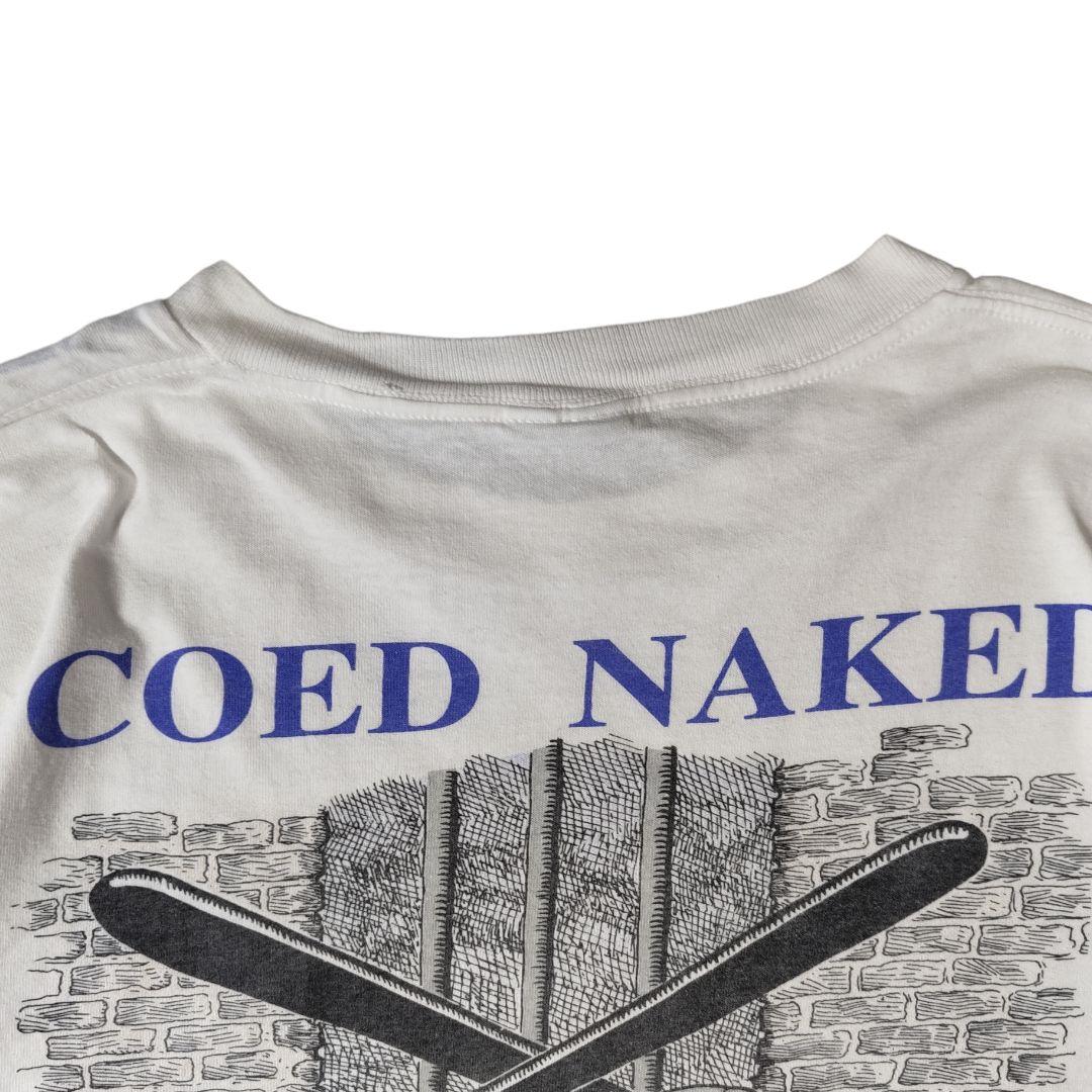 VINTAGE 90s XL Printed T-shirt -COED NAKED-