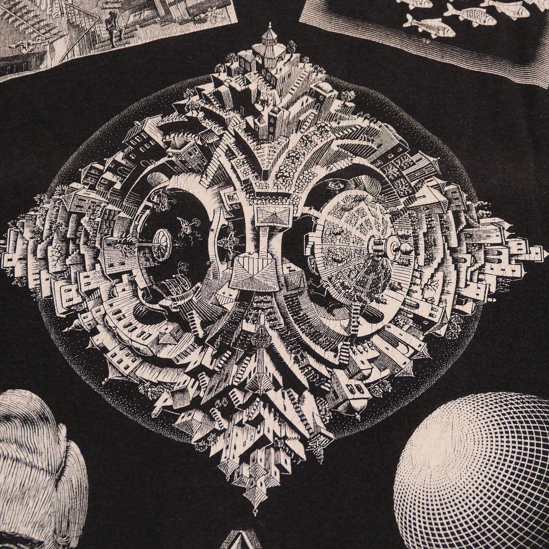 VINTAGE 90s XL Art Tee -M.C.Escher-