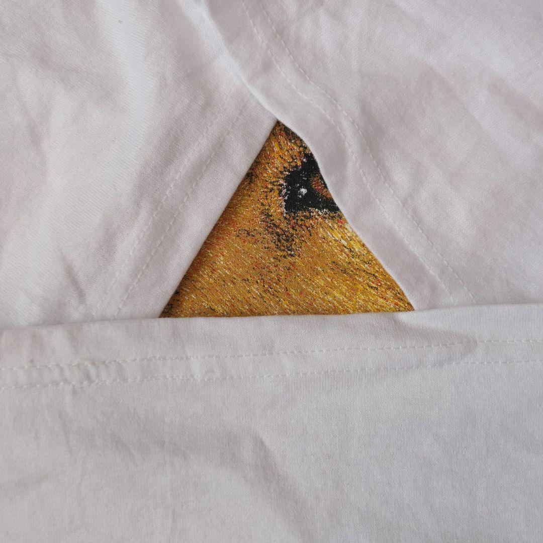 VINTAGE 90-00s XL Dog Print Tee -TELETREND COLS-