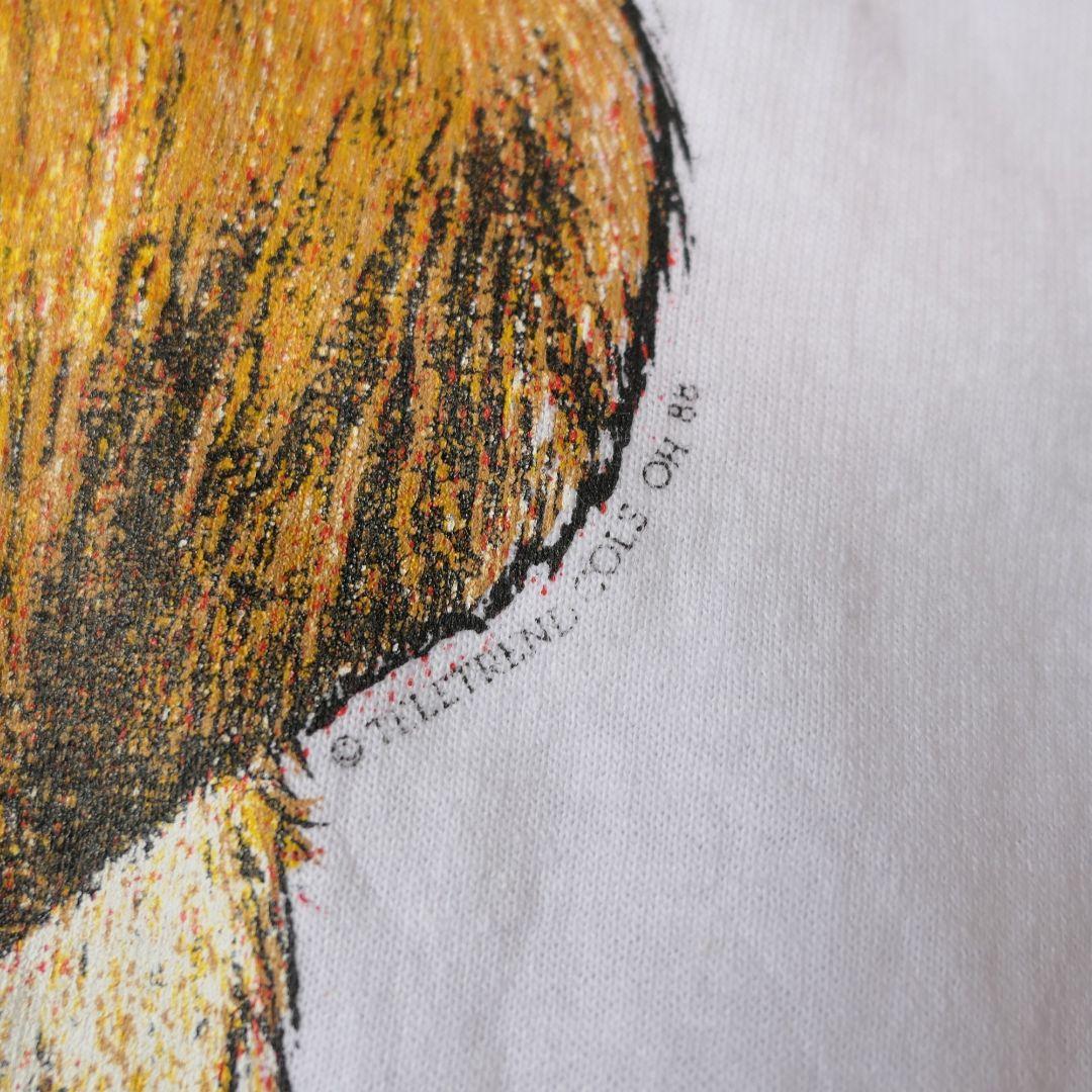 VINTAGE 90-00s XL Dog Print Tee -TELETREND COLS-