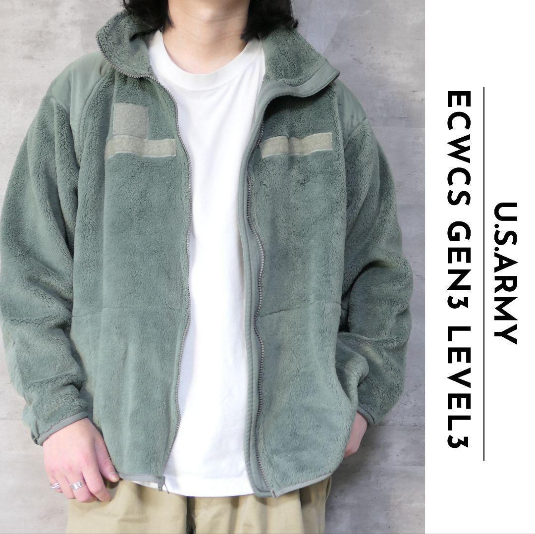USED MEDIUM-REGULAR ECWCS GEN3 LEVEL3 Fleece jacket -U.S.ARMY-