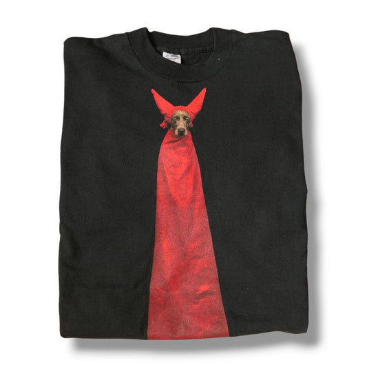 VINTAGE 90s XL Art Tee -William Wegman-