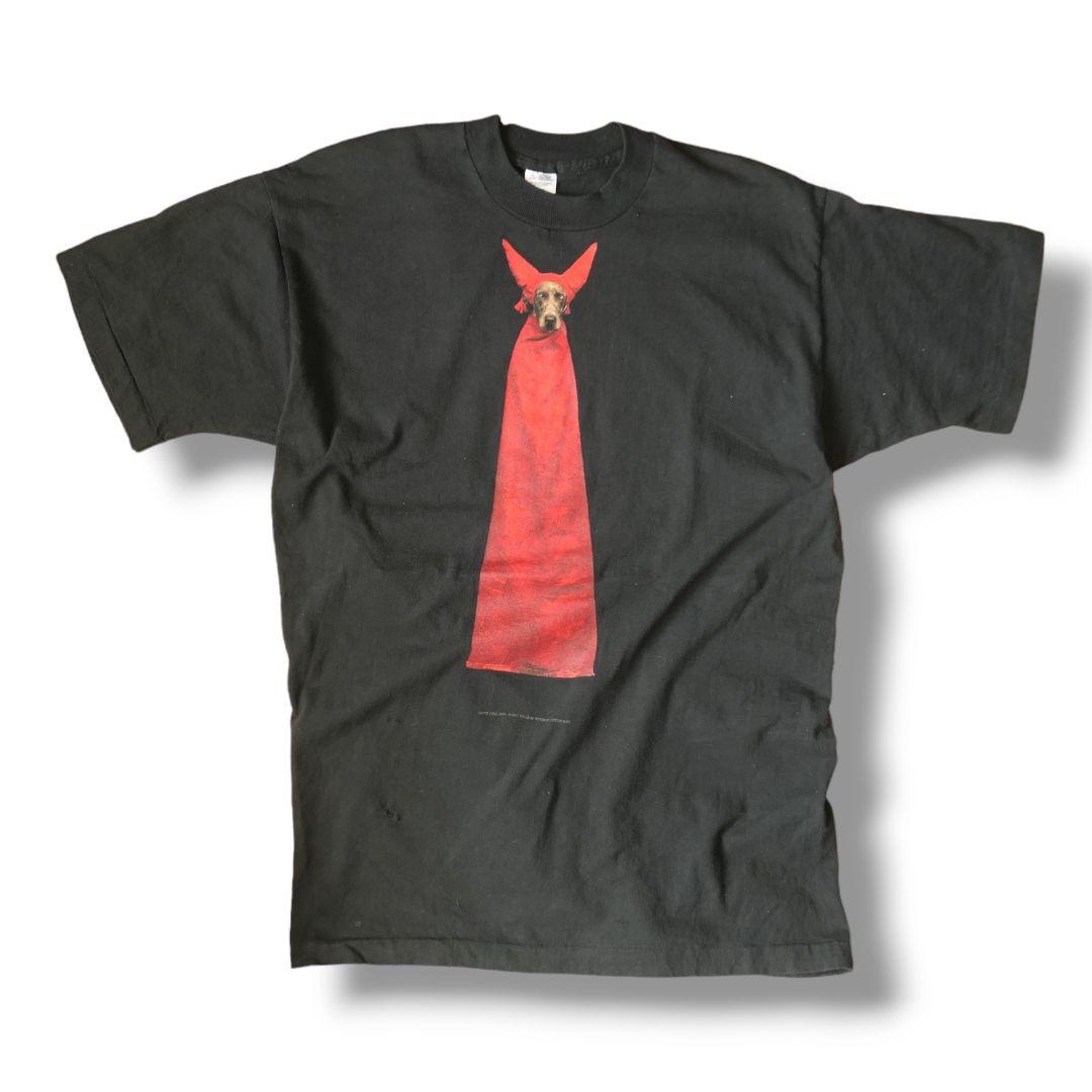 VINTAGE 90s XL Art Tee -William Wegman-