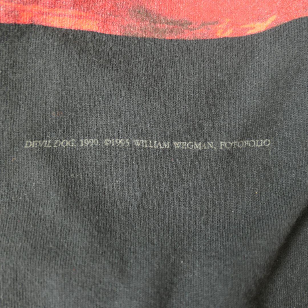 VINTAGE 90s XL Art Tee -William Wegman-
