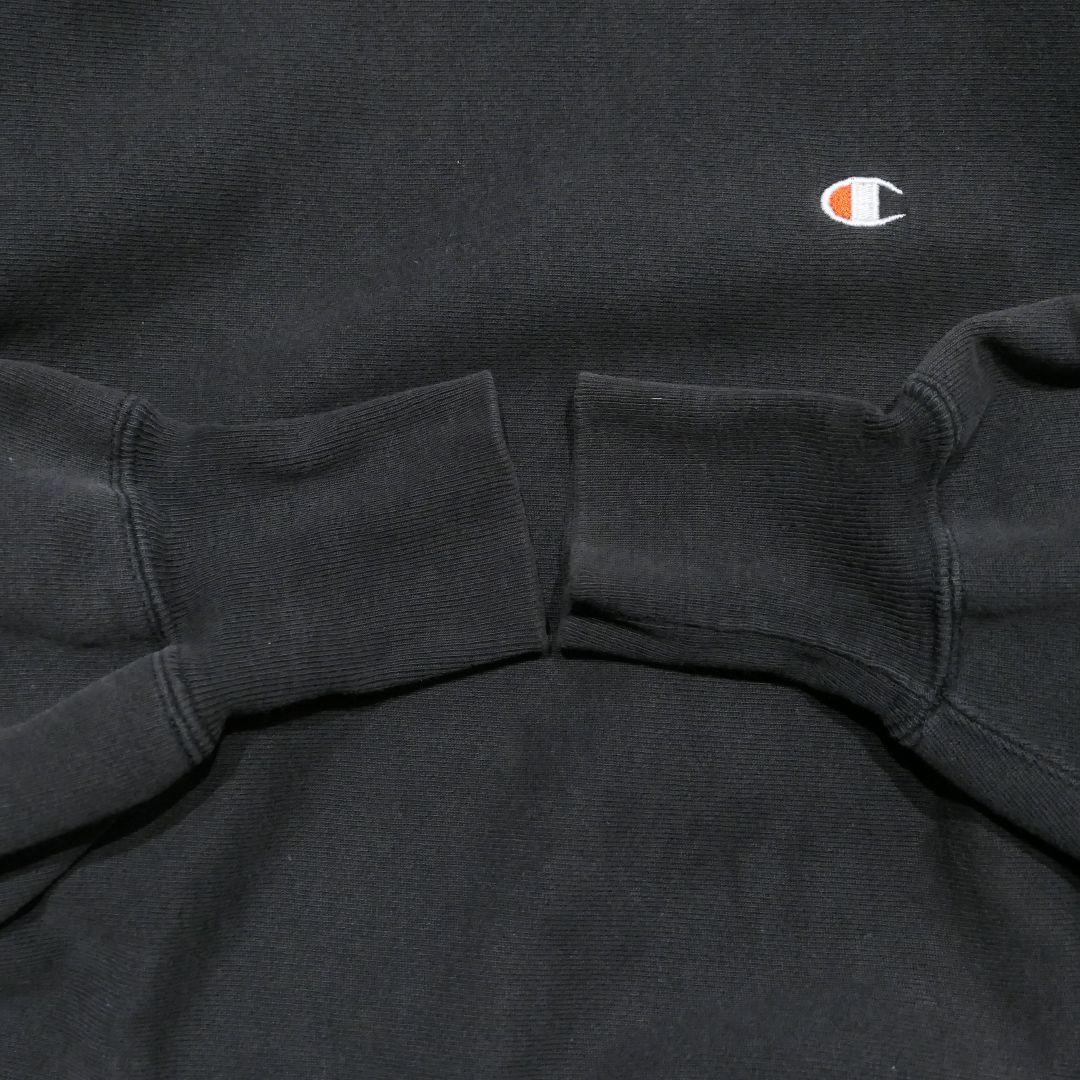 VINTAGE 90s L Reverse Weave Sweat  "BLACK" -Champion-