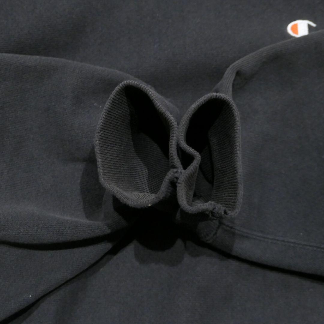 VINTAGE 90s L Reverse Weave Sweat  "BLACK" -Champion-