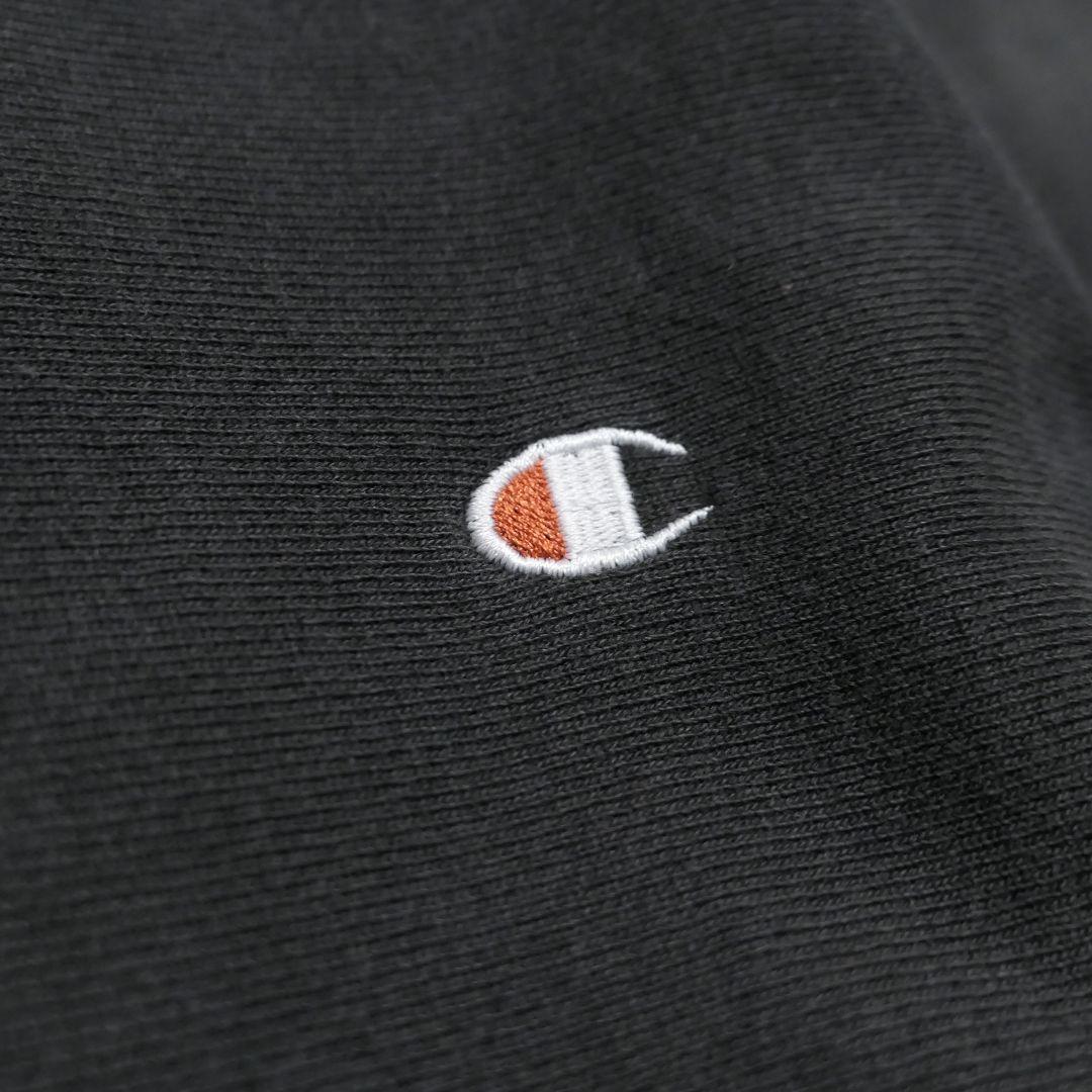 VINTAGE 90s L Reverse Weave Sweat  "BLACK" -Champion-