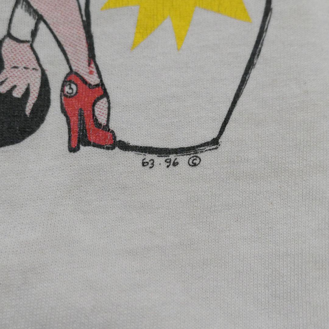 VINTAGE 90s L Ringer Tee -anvil-