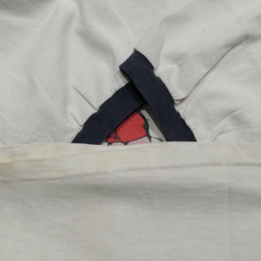 VINTAGE 90s L Ringer Tee -anvil-