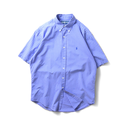 VINTAGE 90-00s M H/S Button Down Shirt -RalphLauren-