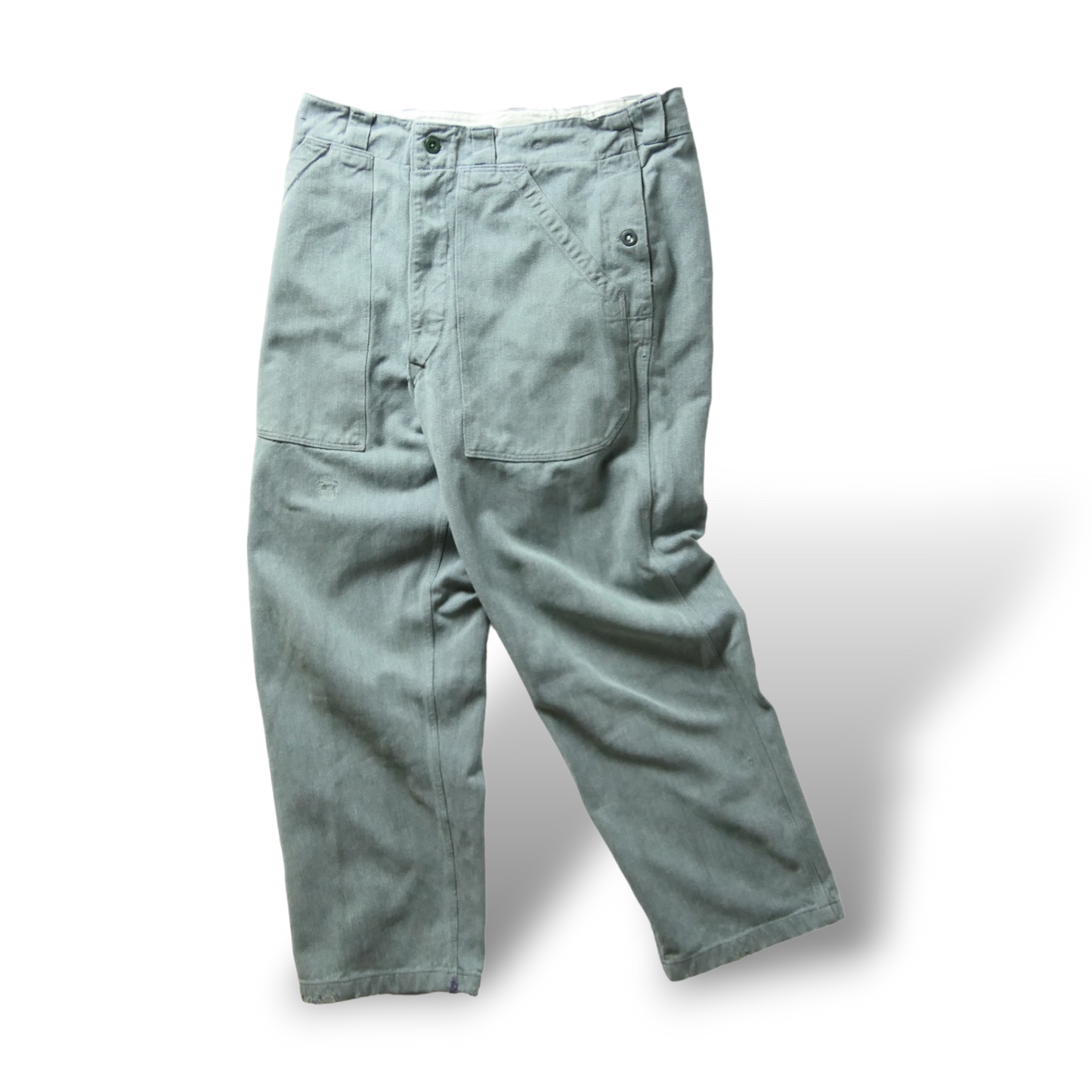 VINTAGE 50s Denim Work Pants -Swiss Army-