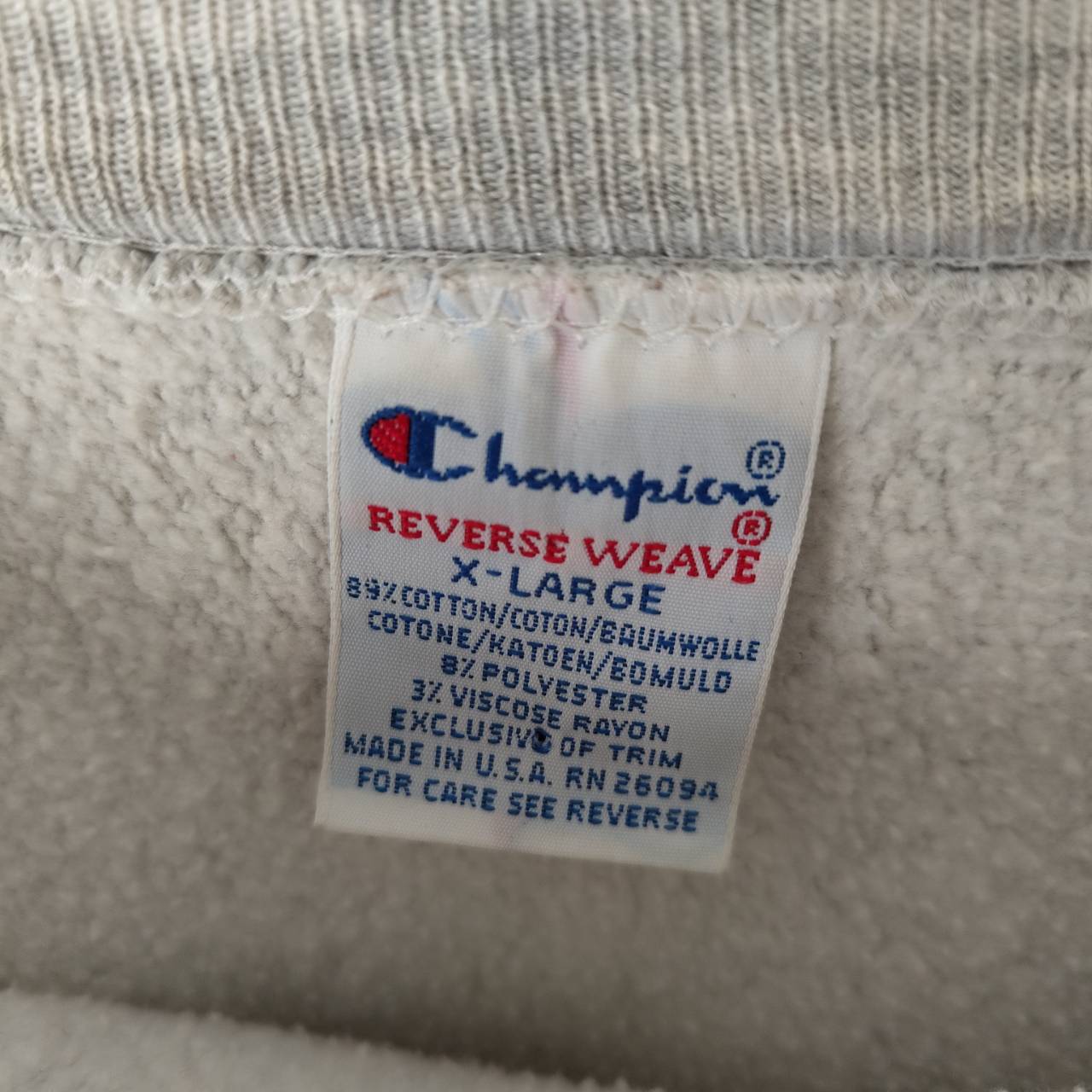 【Champion] 90's reverse weave sweat, made in U.S.A