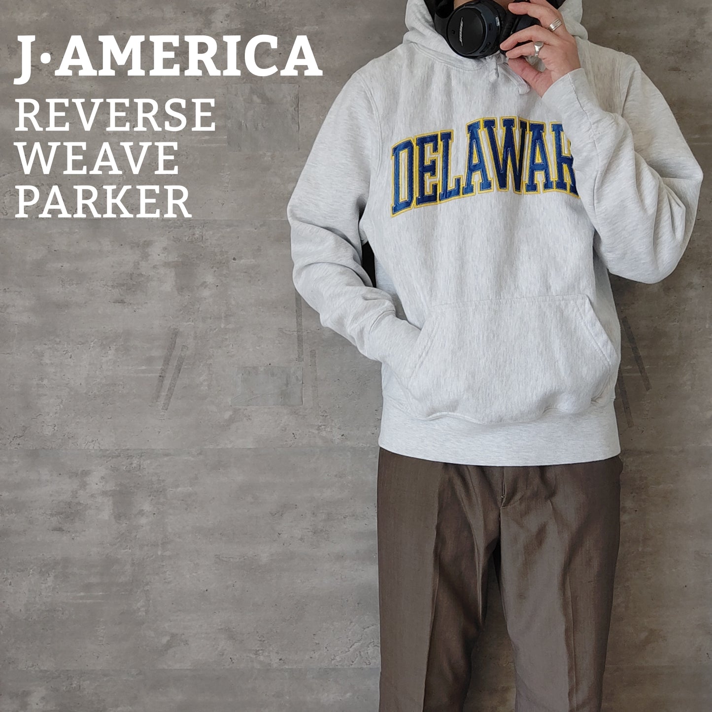 [J・AMERICA] reverse weave parker