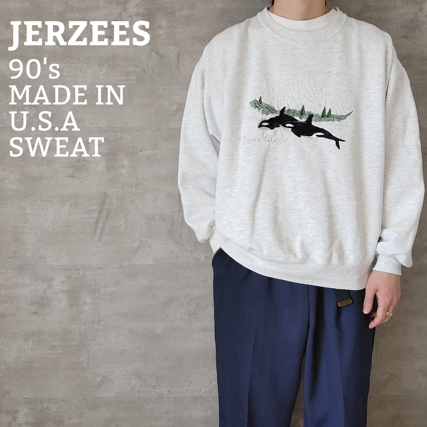 [JERZEES] 90s vintage animal sweat