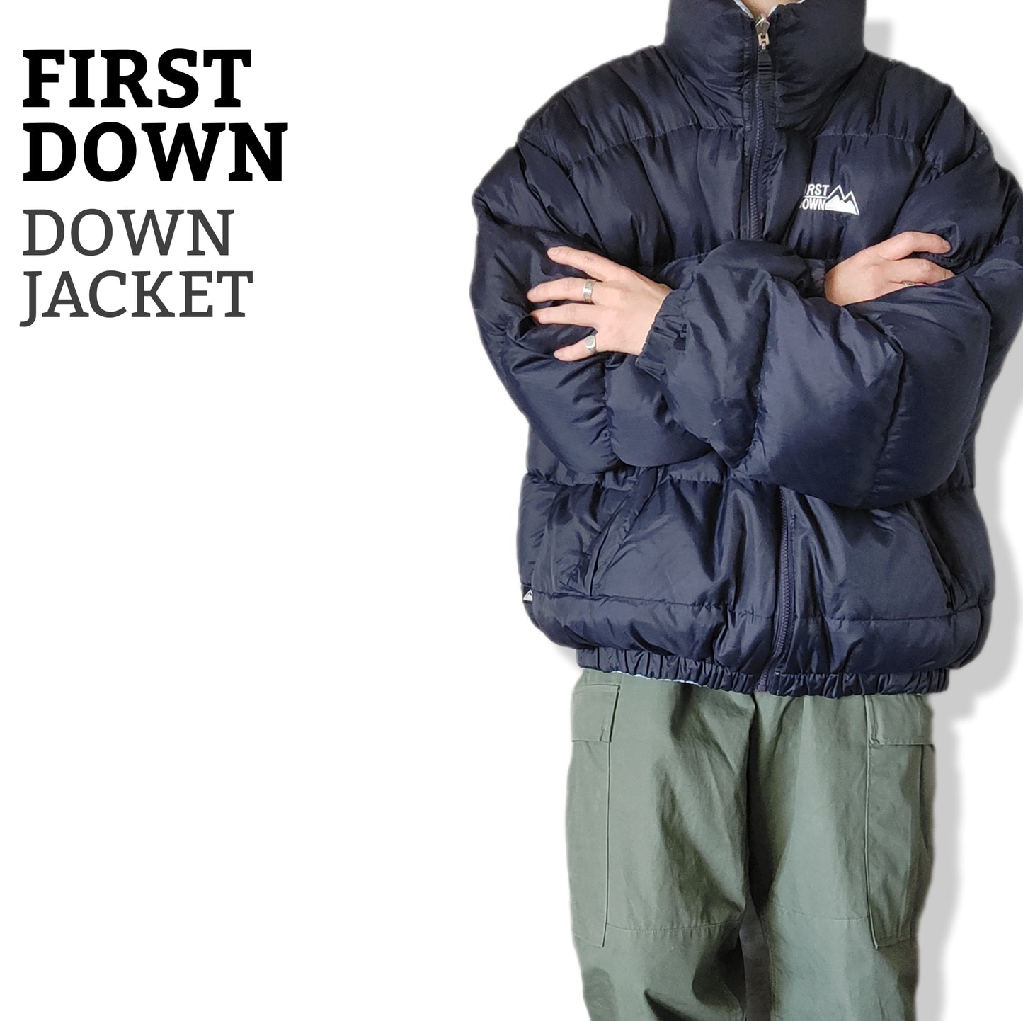[FIRST DOWN] reversible down jacket