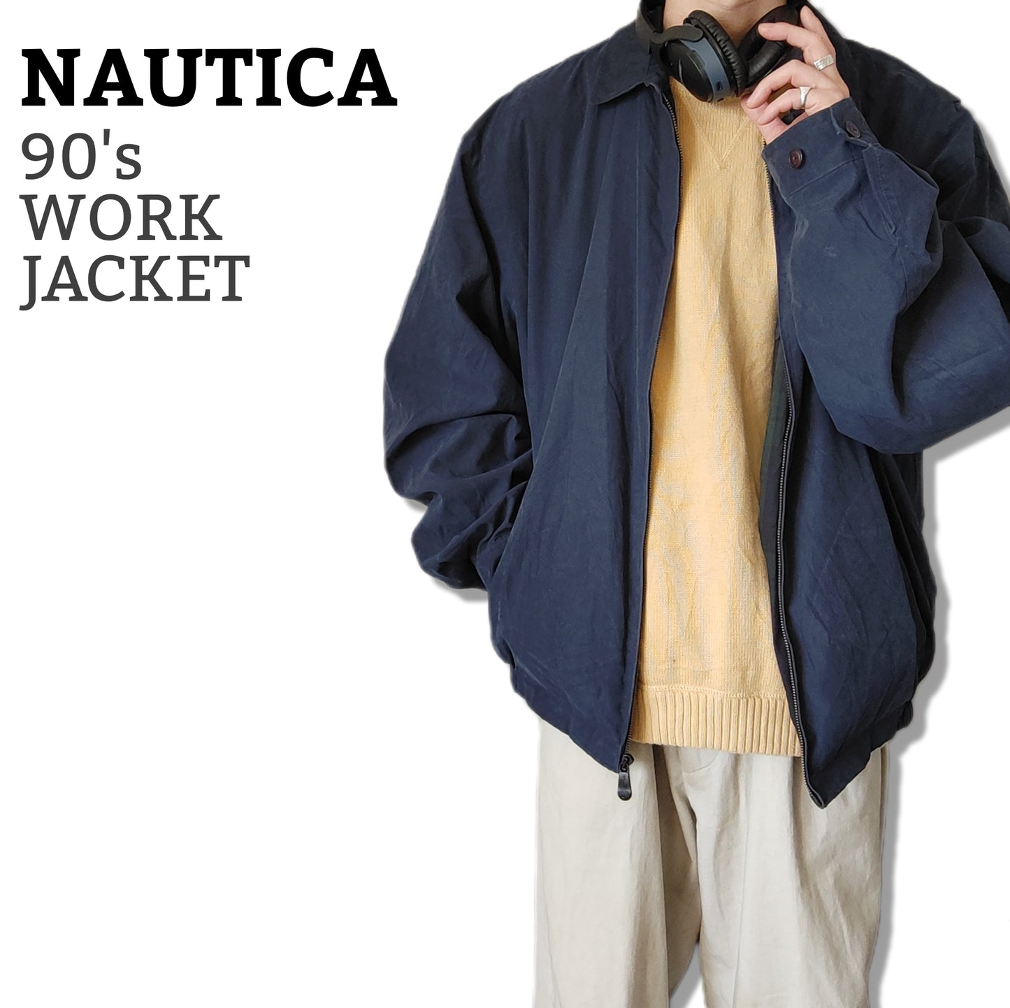 [NAUTICA] 90's swingtop jacket