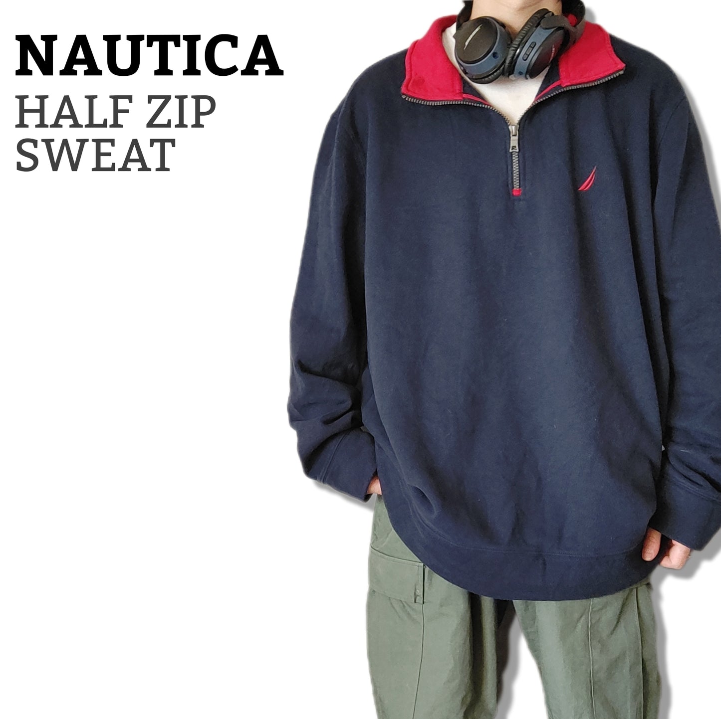 [NAUTICA] halfzip sweat