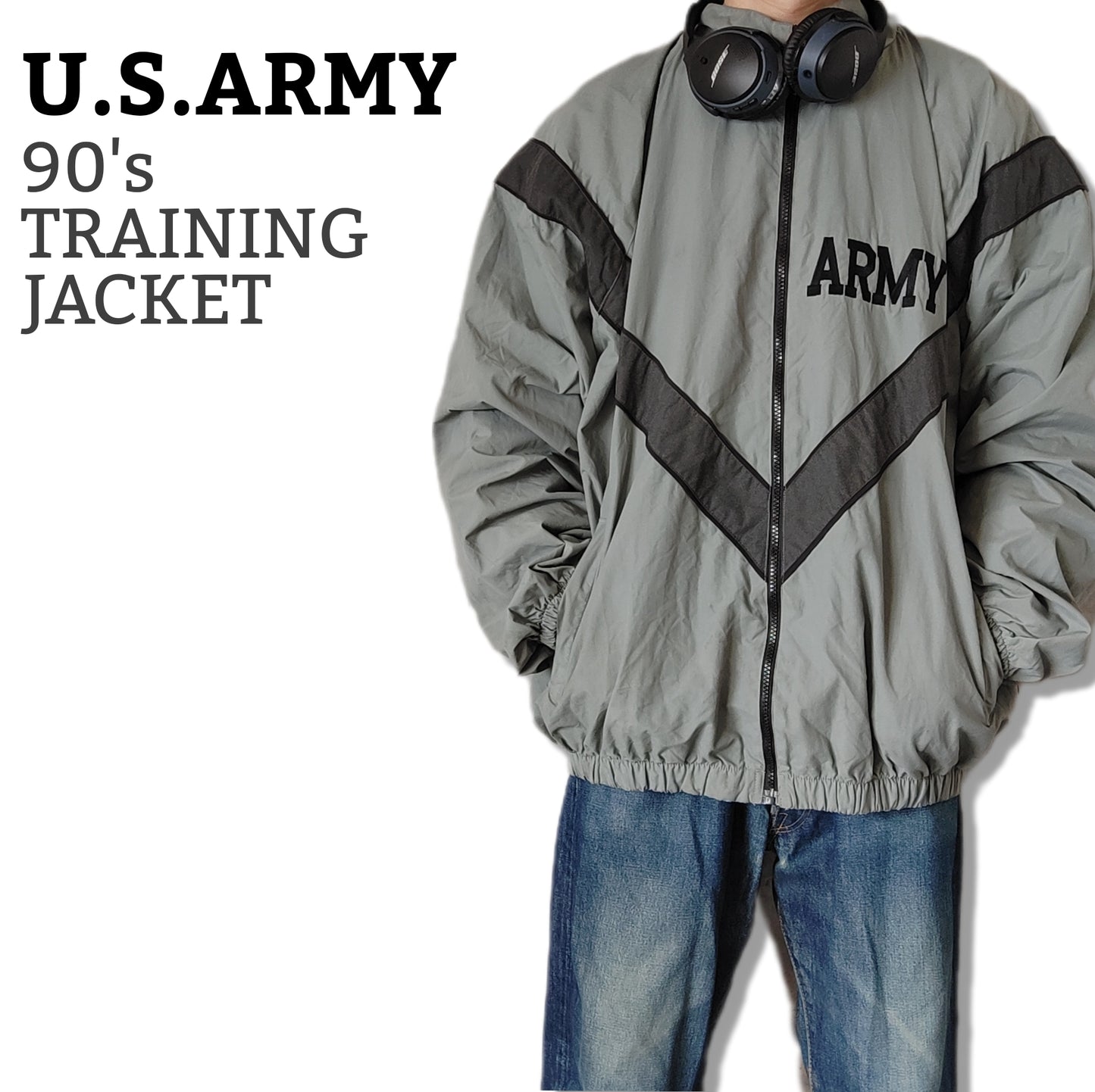 [U.S.Army] 90's traning jacket