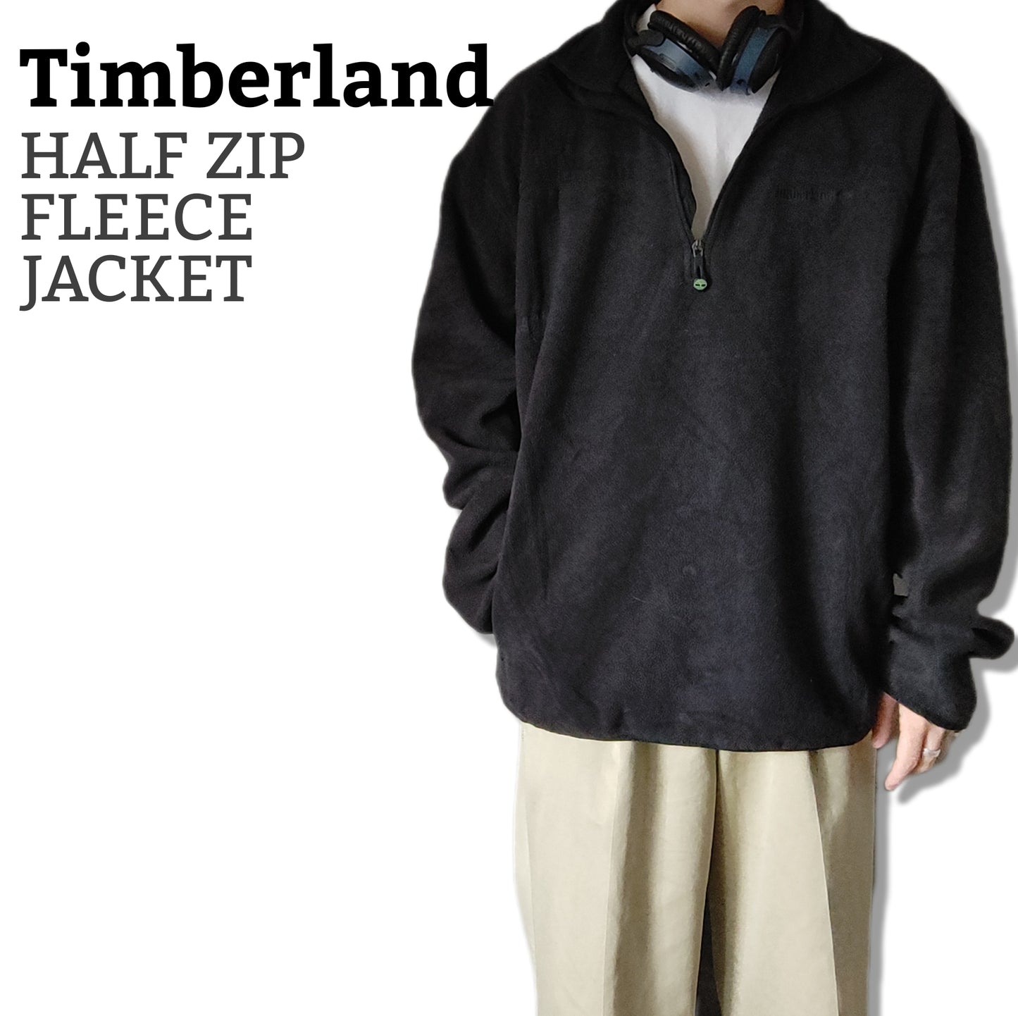 [Timberland ] half zip fleece jacket