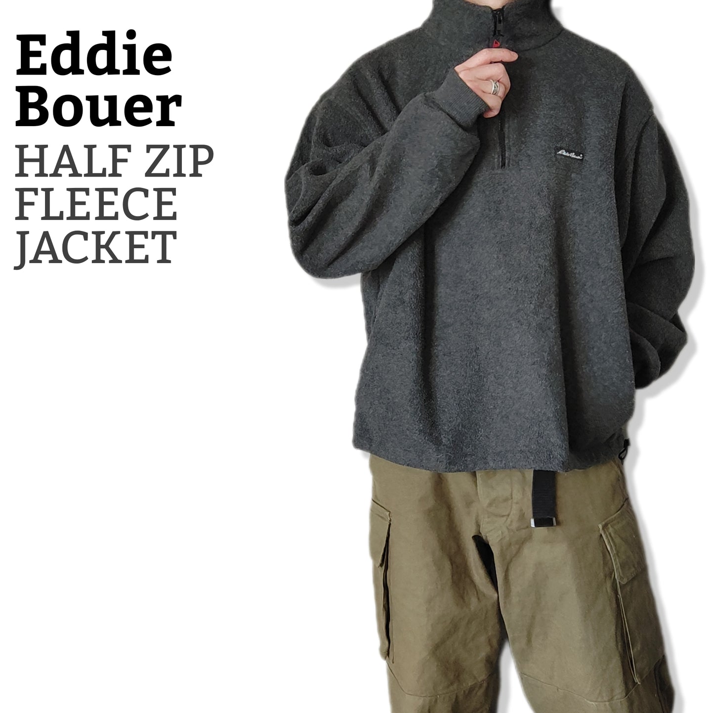 [EddieBouer] halfzip fleece jacket
