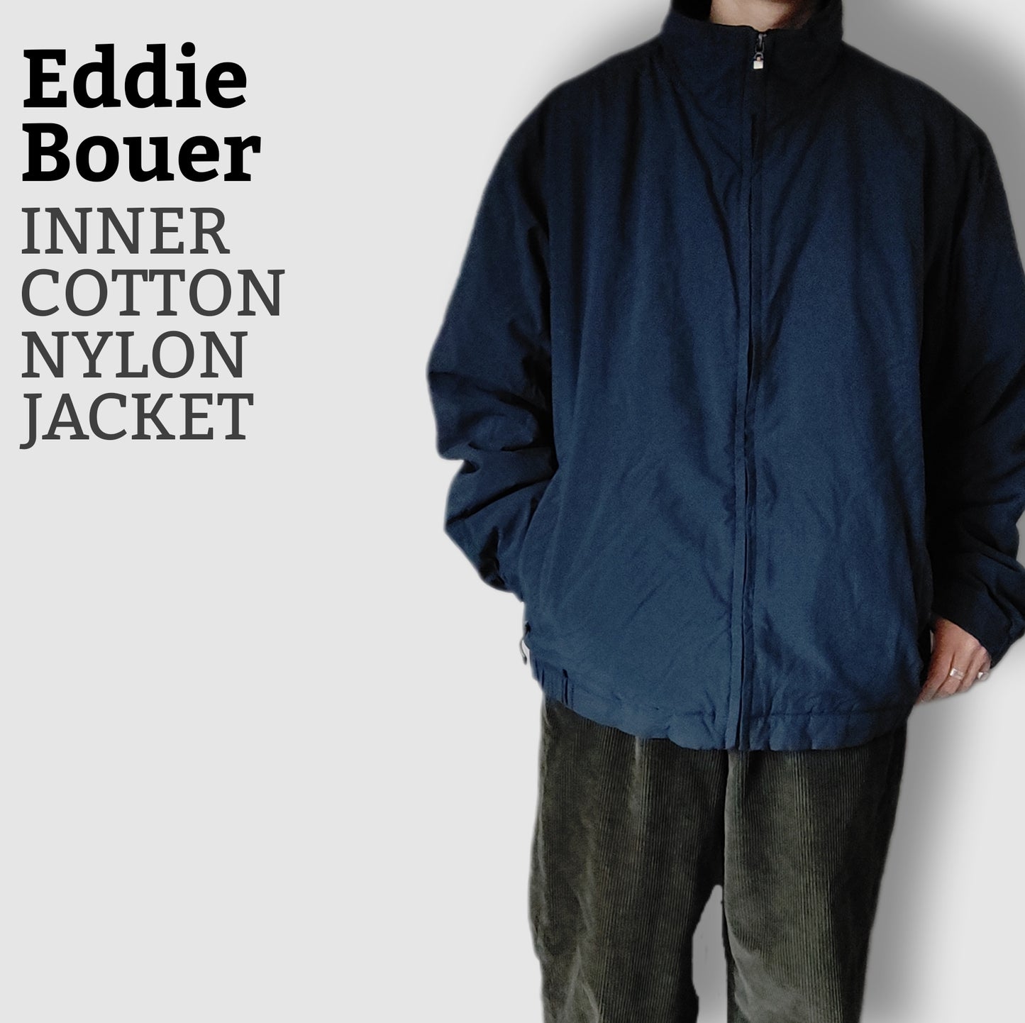 [EddieBauer] inner cotton nylon jacket