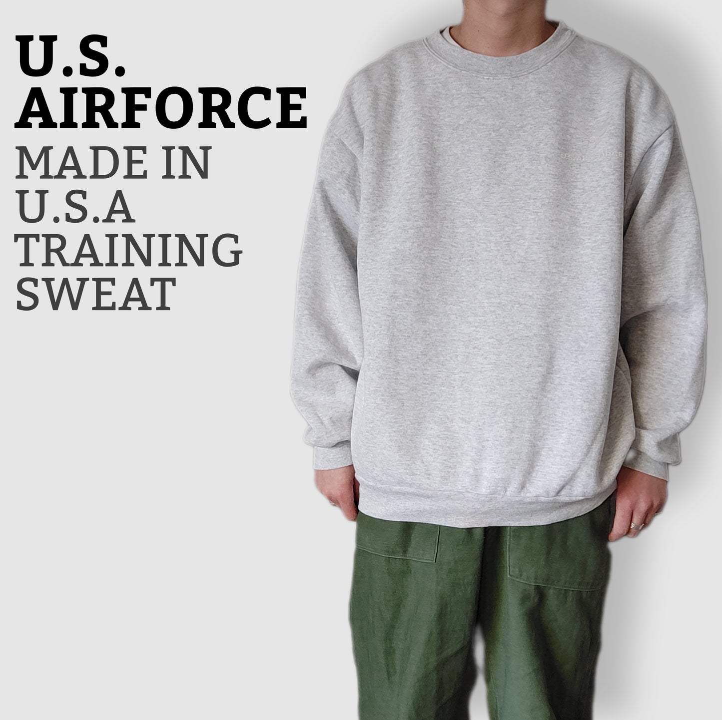 [U.S.AIRFORCE] traning sweat, made in U.S.A