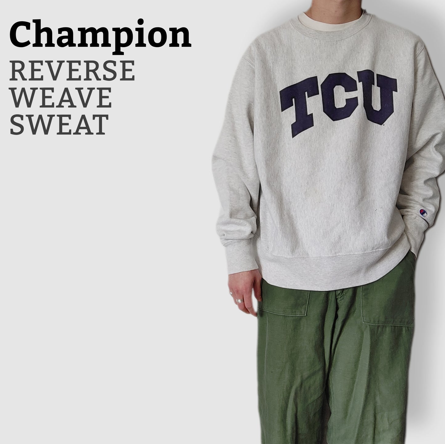 [Champion] reverse weave sweat